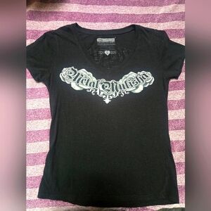 Metal Mulisha Women's Black Graphic Tee